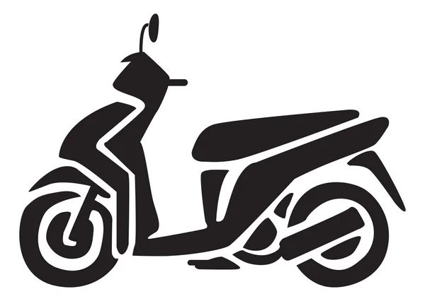 Motorcykel ikoner clipart illustration — Stock vektor