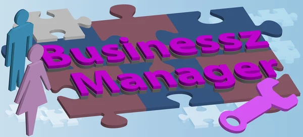 Vettore di business manager — Vettoriale Stock