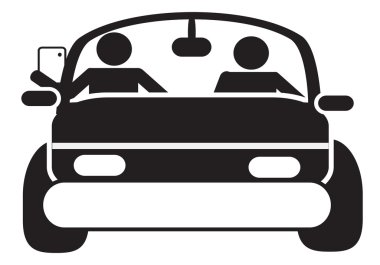 Evrensel simgeleri clipart illüstrasyon