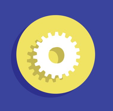 Birleştiricisi dişli simgeler