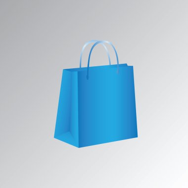 Boş kağıt alışveriş çantası, vektör