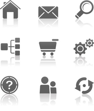 Web simgelerinin vektör resmi,.