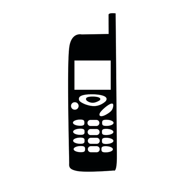 Mobiltelefon ikoner — Stock vektor