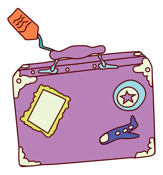 Illustration de bagages de voyage — Image vectorielle