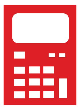 Evrensel simgeleri clipart illüstrasyon