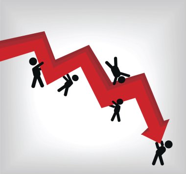 vektör görüntü insan ok işareti.