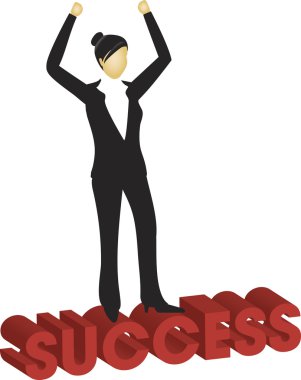 işkadını kaldırdı el ile vektör görüntü.