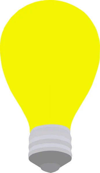 Idé-lampa clipart illustration — Stock vektor