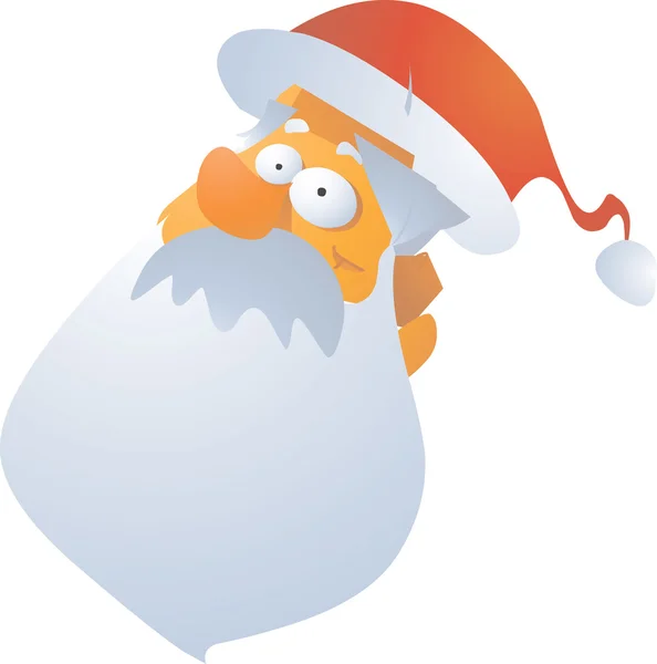 Santa claus clipart illustratie — Stockvector