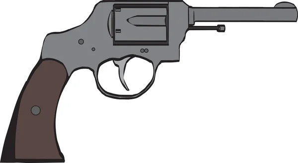 Pistola de mano clipart ilustración — Vector de stock