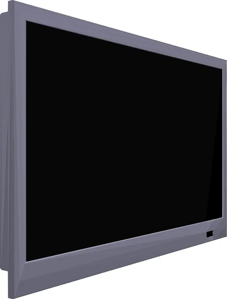 Flat screen tv — Stockvector