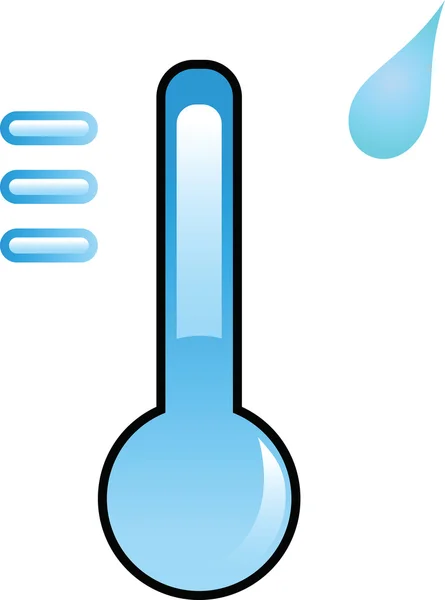 Termometer vektor clipart illustration — Stock vektor