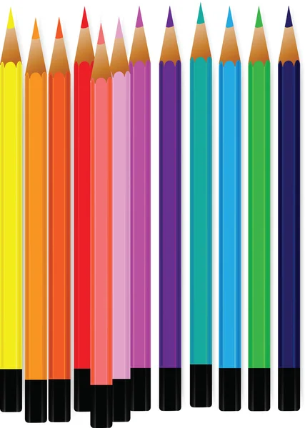 Crayon crayons clipart illustration — Image vectorielle