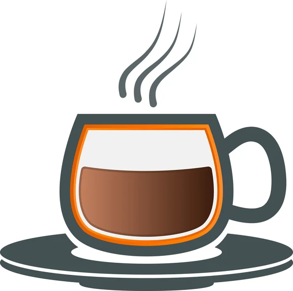 Ilustración de taza de café . — Vector de stock