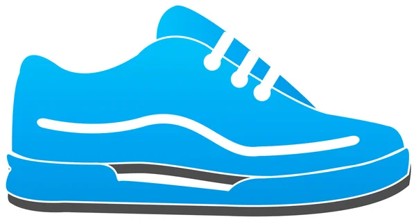 Ilustración de zapatos deportivos . — Vector de stock
