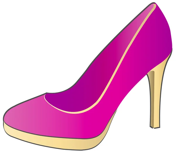 Illustration of stiletto shoes. — Stock Vector