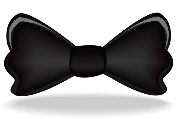 Vector imagen de corbata de lazo negro . — Archivo Imágenes Vectoriales