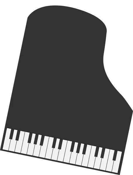 Vektorový obrázek piano. — Stockový vektor