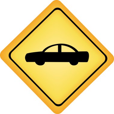 yol işareti clipart illüstrasyon