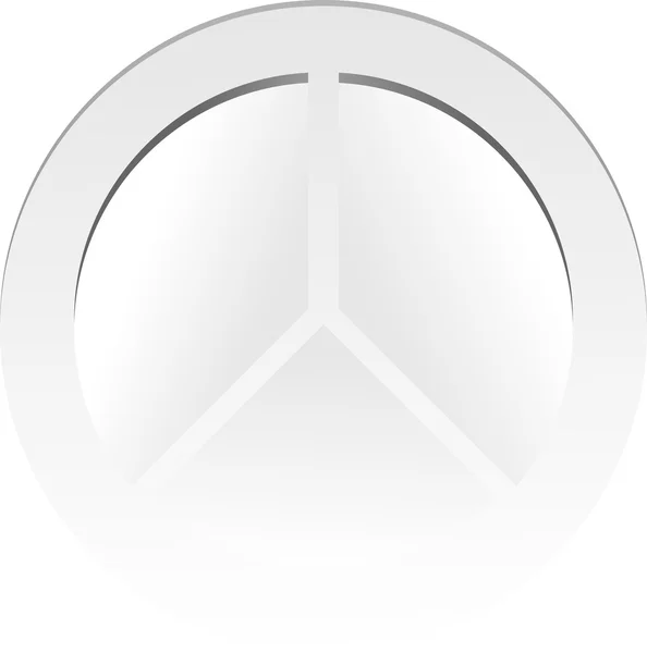Vector of a peace symbol — Stock Vector