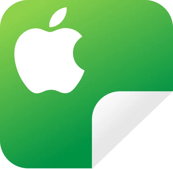 Image illustrée du logo de apple inc . — Image vectorielle