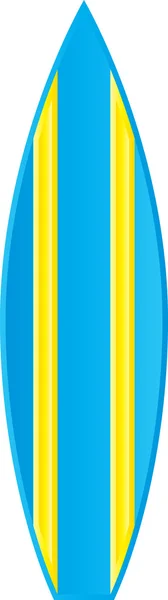 Ilustración de una tabla de surf . — Vector de stock