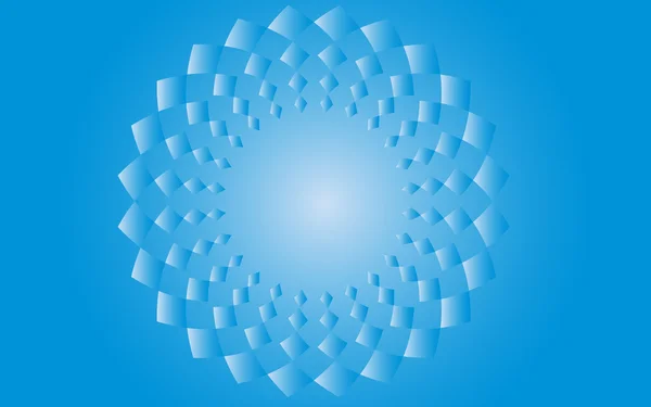 Image vectorielle de forme carrée disposée en cercle . — Image vectorielle