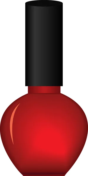 Illustration of a nail polish bottle. — Stock Vector