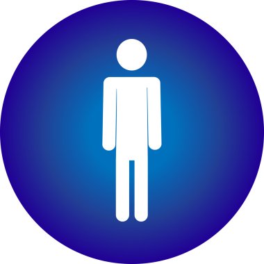 adam sembol clipart illüstrasyon