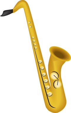 saksafon vektör görüntü.