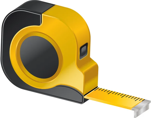 Vector image of a measurement tape. — Stock Vector