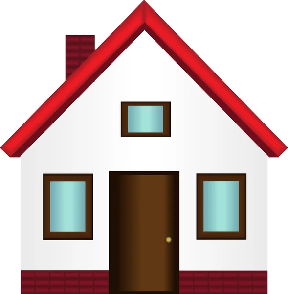 Vektorbild eines Hauses. — Stockvektor