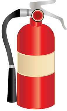 bir yangın söndürücü resimli görüntü.