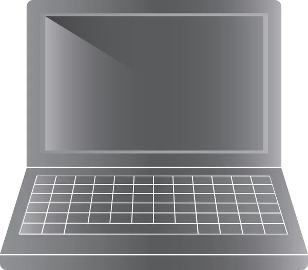 Digitales Bild eines Laptops. — Stockvektor