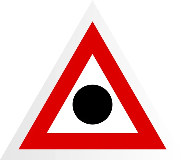 Image vectorielle du panneau de signalisation . — Image vectorielle