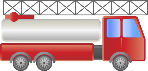 Camión de bomberos clipart ilustración — Vector de stock