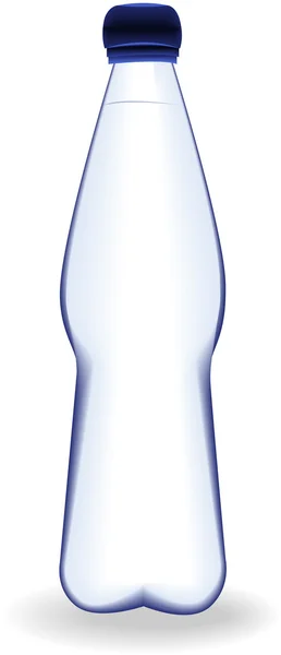 Illustratie van een fles water. — Stockvector