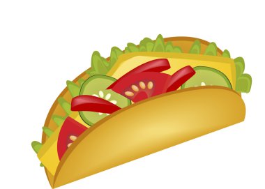 bir tortilla çizimi.