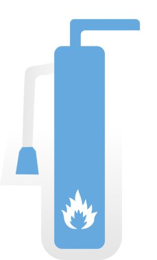 bir yangın söndürücü vektör görüntü.