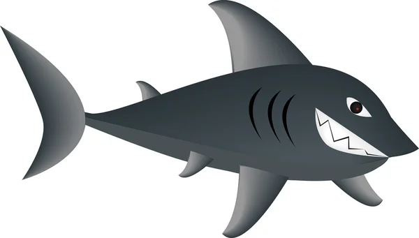 Vector image of a shark. — Stock Vector