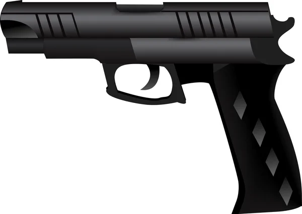 Vector image of a gun. — Stock Vector