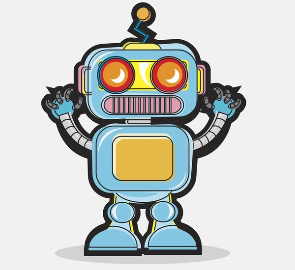 Ilustración de robot . — Archivo Imágenes Vectoriales