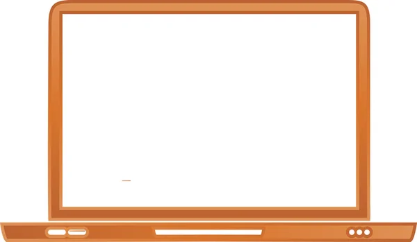 Immagine vettoriale di un computer portatile — Vettoriale Stock