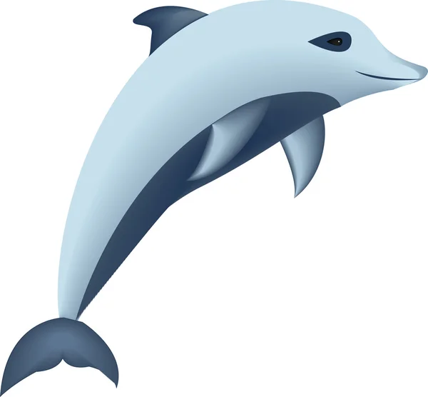 Vektor kép egy delfin. — Stock Vector