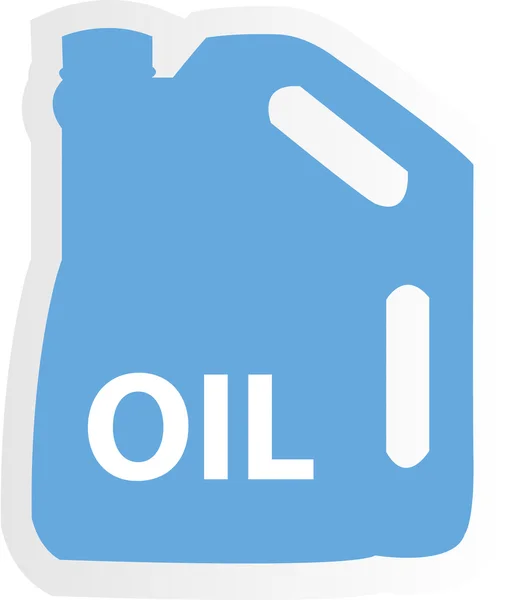 Illustrazione dell'icona dell'olio . — Vettoriale Stock