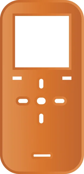 Vector image of a mp4 player. — Stock Vector