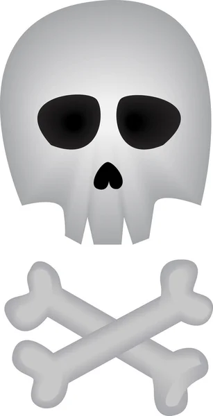 Image vectorielle des crânes et des os . — Image vectorielle
