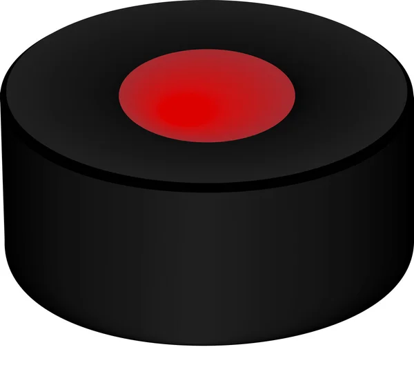Immagine vettoriale del disco da hockey . — Vettoriale Stock