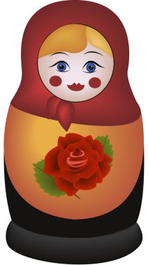 bir Rus bebek çizimi.
