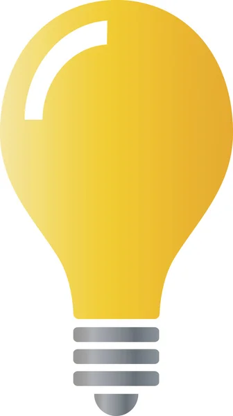 Lâmpada elétrica - conceito de ideia — Vetor de Stock